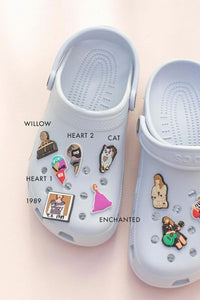 Taylor Theme Shoe Charm ~ fits Crocs!