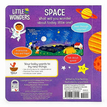 Load image into Gallery viewer, Little Wonders ~ Space Interactive Board Book