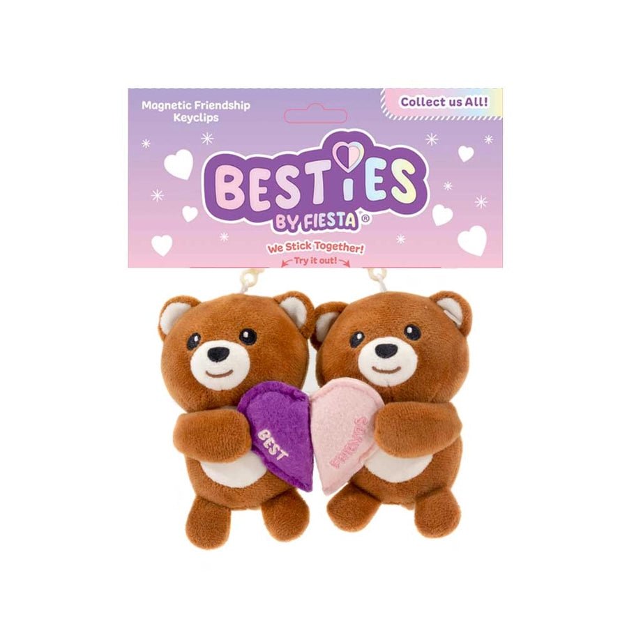 Besties – Best Friend Bears Magnetic Plush in package