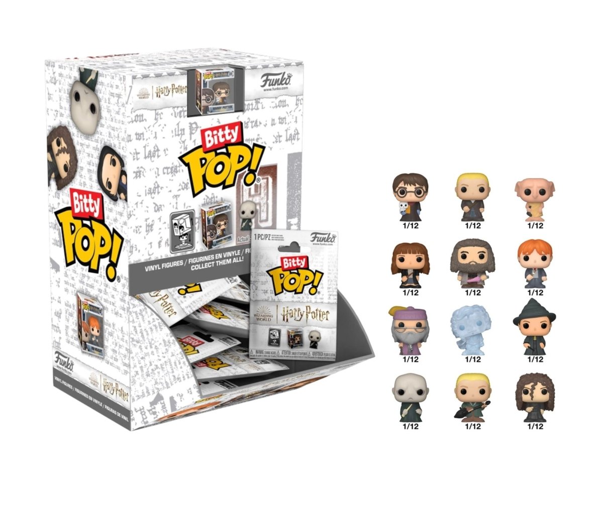 Funko Bitty Pop! Singles Harry Potter figures. Mystery bags! 1 figure in each bag. 12 to collect! - Little Gift Nook