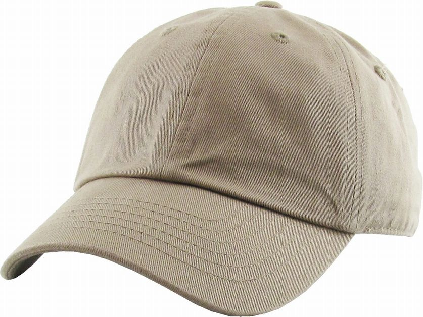 Kids Tan Baseball Hat. Adjustable in back. - Little Gift Nook