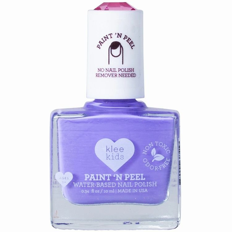 Klee Naturals Peel-Off Nail Polish – Hartford Purple. non-toxic, Made in USA! - Little Gift Nook