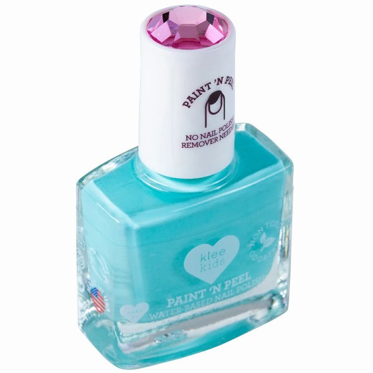 Klee Naturals Peel-Off Nail Polish – Madison Blue - Made in USA! - Little Gift Nook