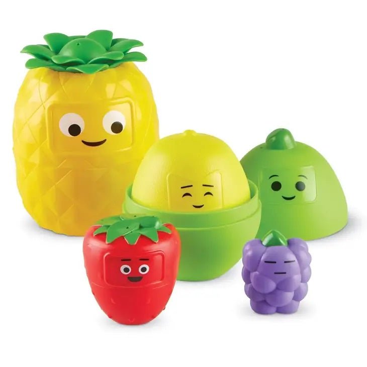 Learning Resources Big Feelings Nesting Fruit. 5 piece nesting fruilt pieces. - Little Gift Nook