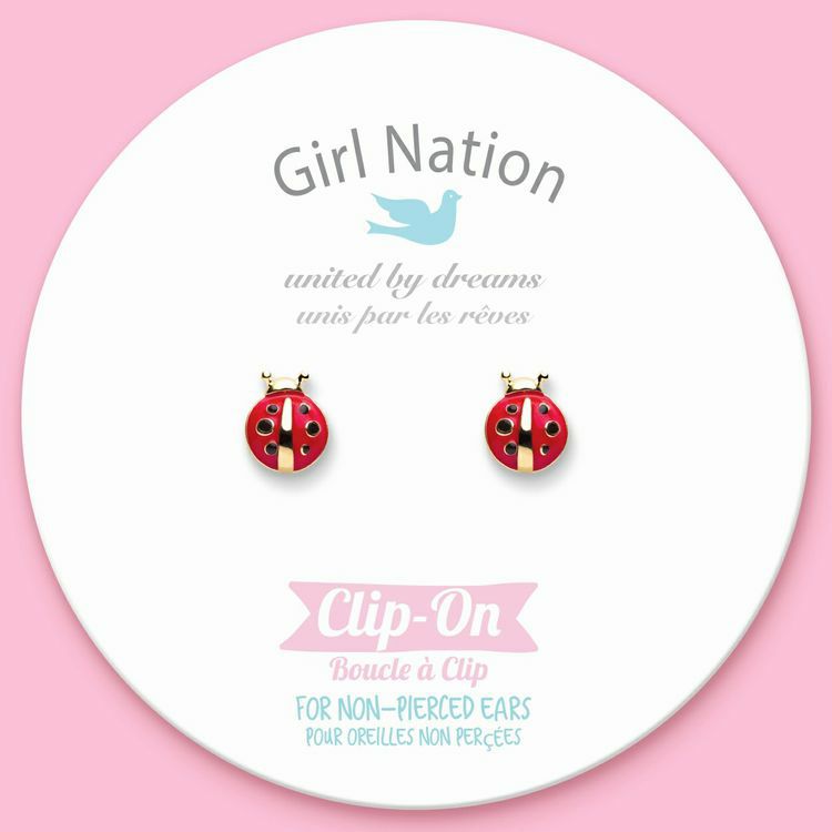 Little Ladybug Lead Free CLIP ON Earrings - Little Gift Nook