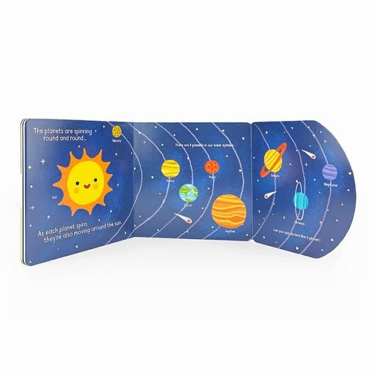 Little Wonders Space Interactive Board Book - Little Gift Nook