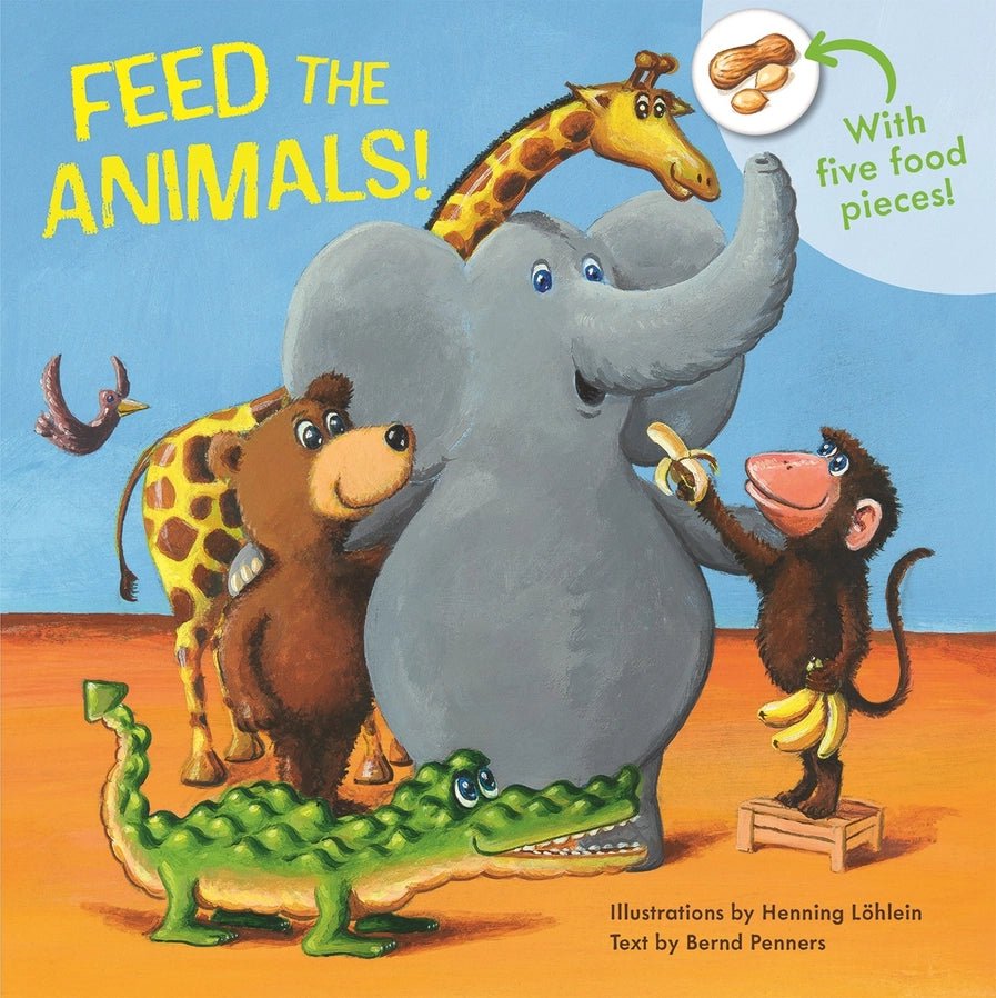 Feed the Animals interactive board book cover. Little Gift Nook