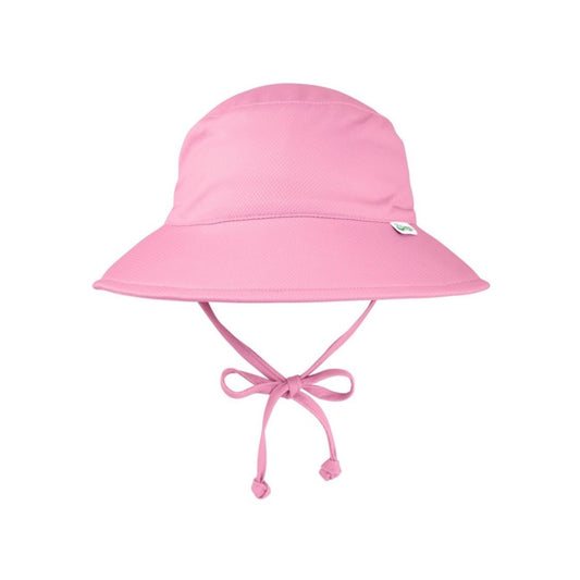 iPlay Pink Breathable Baby Toddler Bucket Sun Hat.  UPF 50+. ties under chin. Baby through toddler sizes. - Little Gift Nook