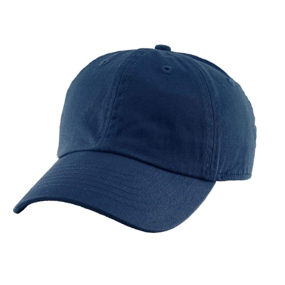 Kids Navy Baseball Hat. Blank on front. Adjustable in back.- Little Gift Nook