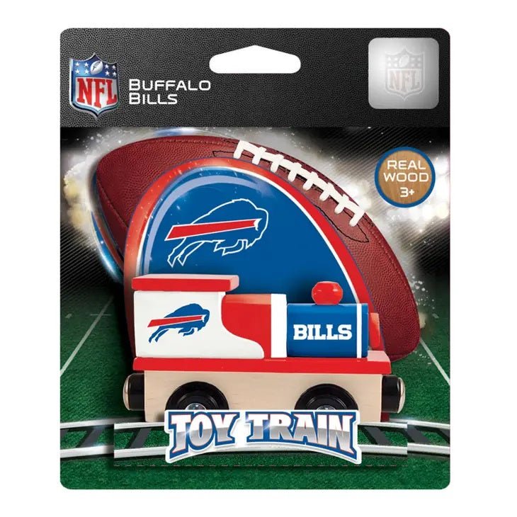 Buffalo Bills Toy Wooden Train Engine. Comes in Package. - Little Gift Nook