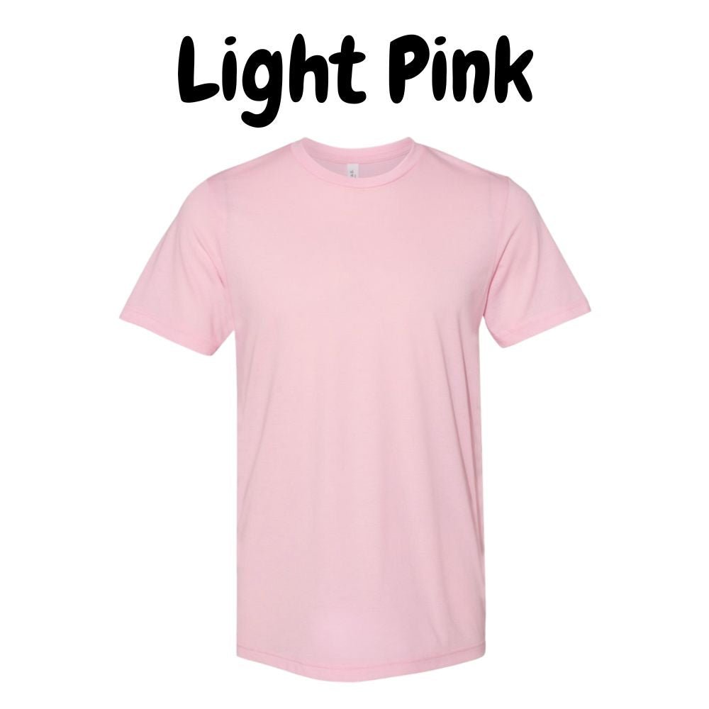 Bella Canvas pink unisex custom tshirt - Little Gift Nook