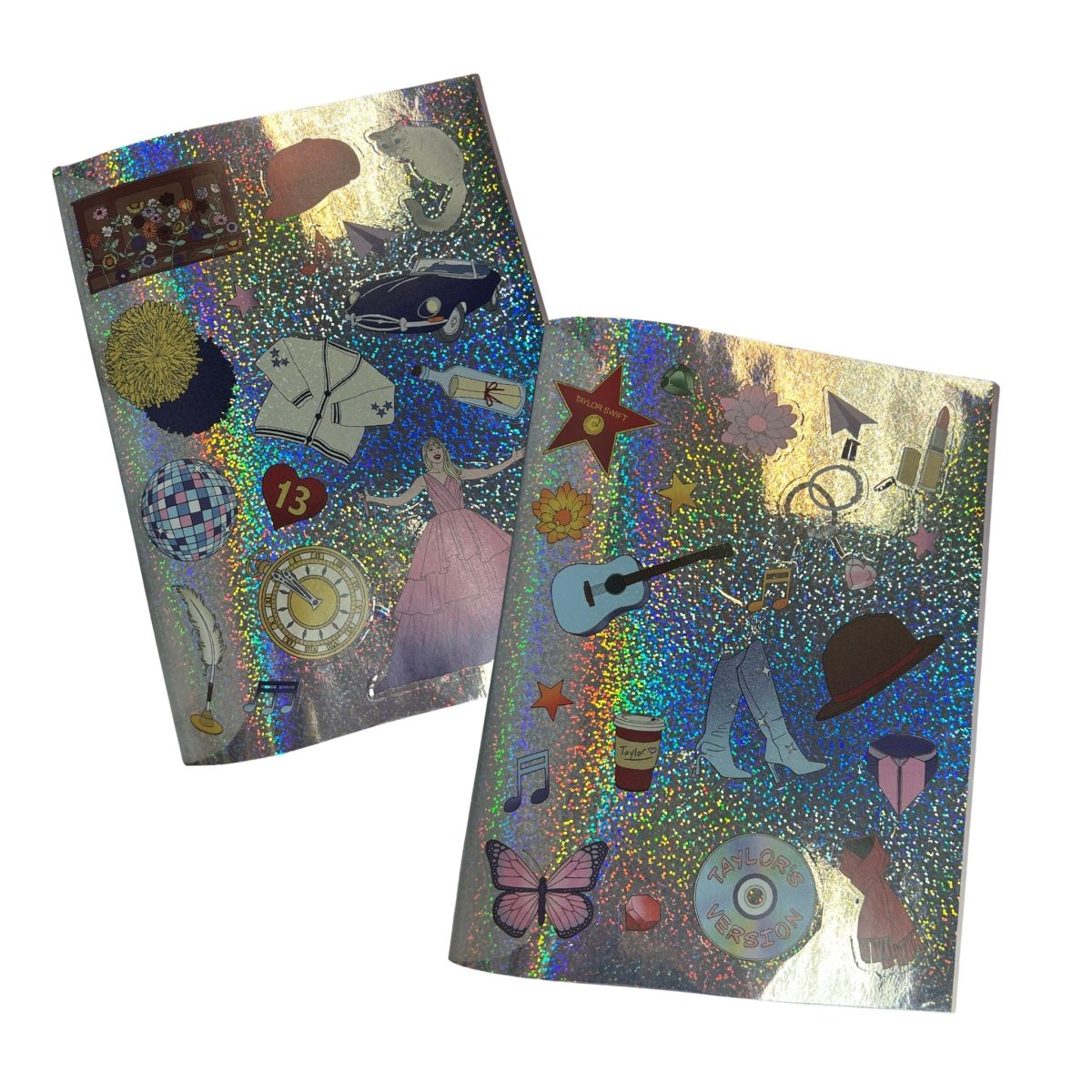 Taylor Swift Color book with sticker pages on white background.