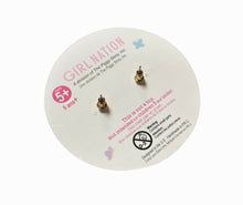 Load image into Gallery viewer, Bouncy bunny silicone clip on earrings. Back of earrings posts.  