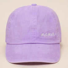Load image into Gallery viewer, Mama Lettering Embroidery Baseball Cap NEW ~ choose your color!