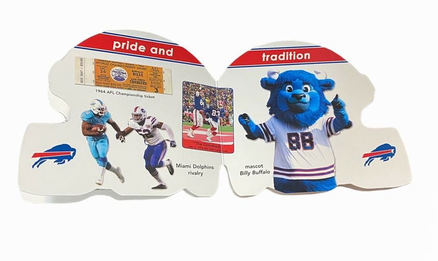 Buffalo Bills 101 Board Book for baby toddler. Bills pride & traditions. Perfect baby shower gift.- Little Gift Nook