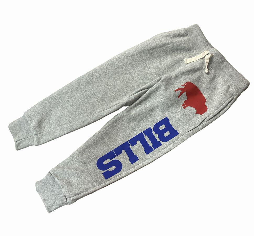 Buffalo Kids Jogger Sweatpants for Baby & Kids in light gray.- Little Gift Nook