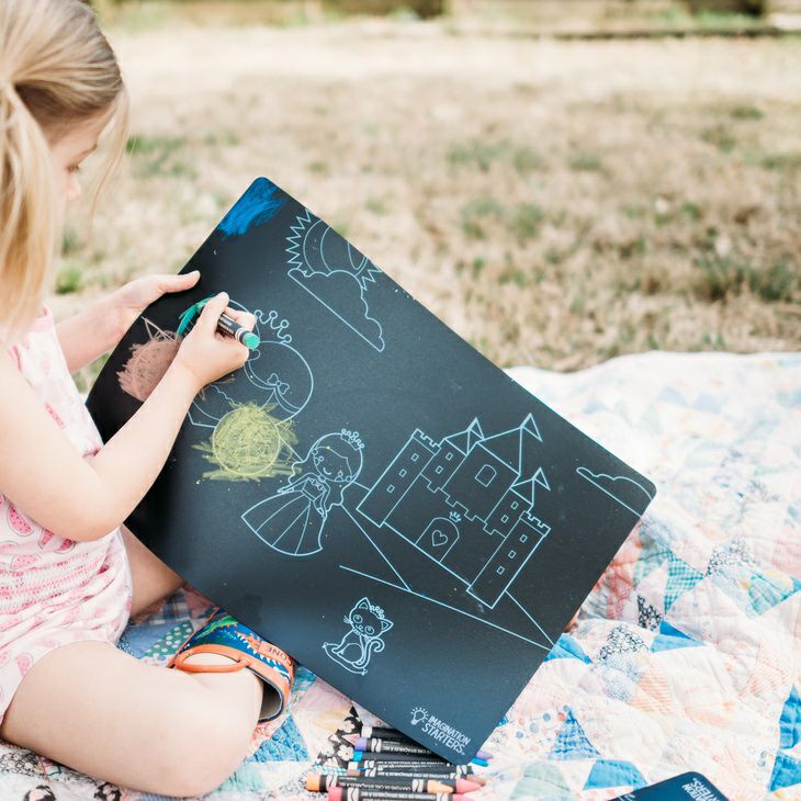 Imagination Starters Princess Chalkboard Placemat - Little Gift Nook