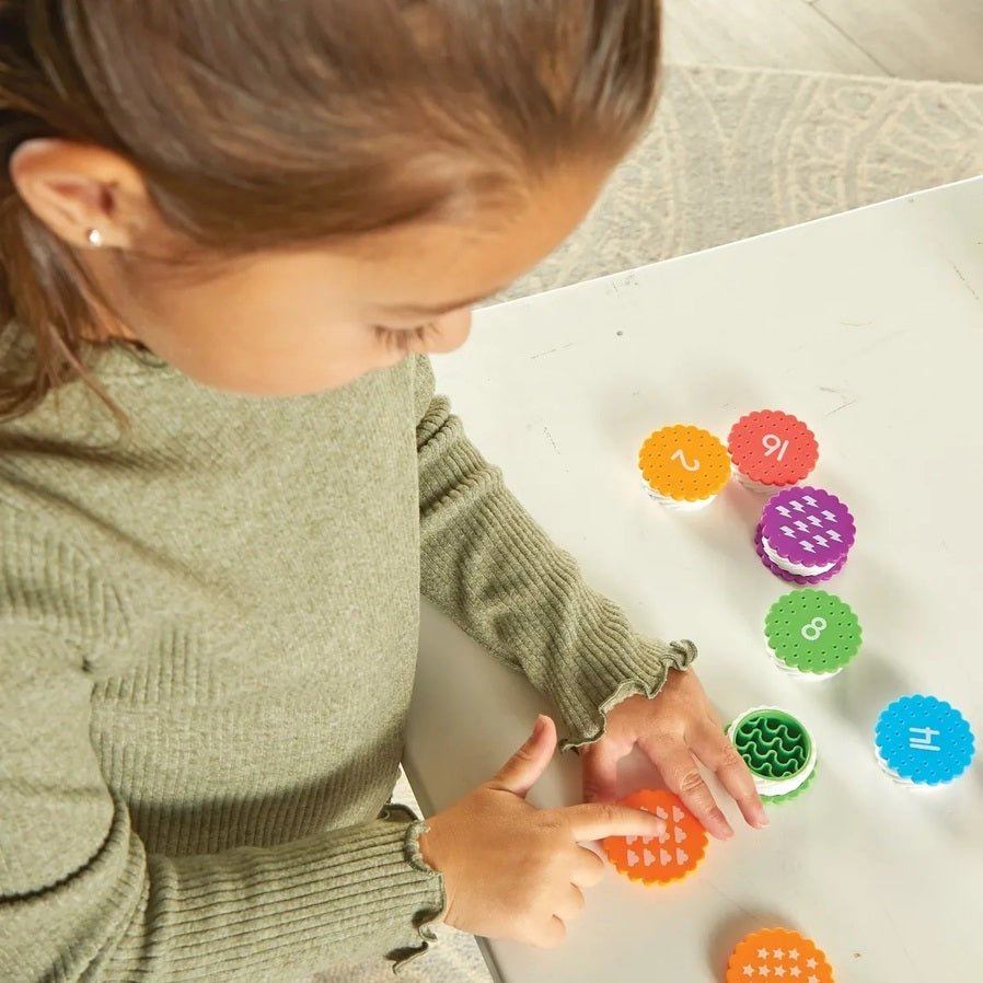 Learning Resources Mini Number Cookies. Sorting Counting Matching toy. Match colors and counts. - Little Gift Nook