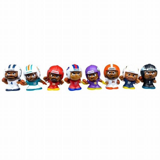 NFL Teeny Mates 2024 Mystery Collectible bags. 2 random figures in each bag. Mini collectible players. Collect all 32 plus 6 rare. This series is retired now so hard to find. - Little Gift Nook