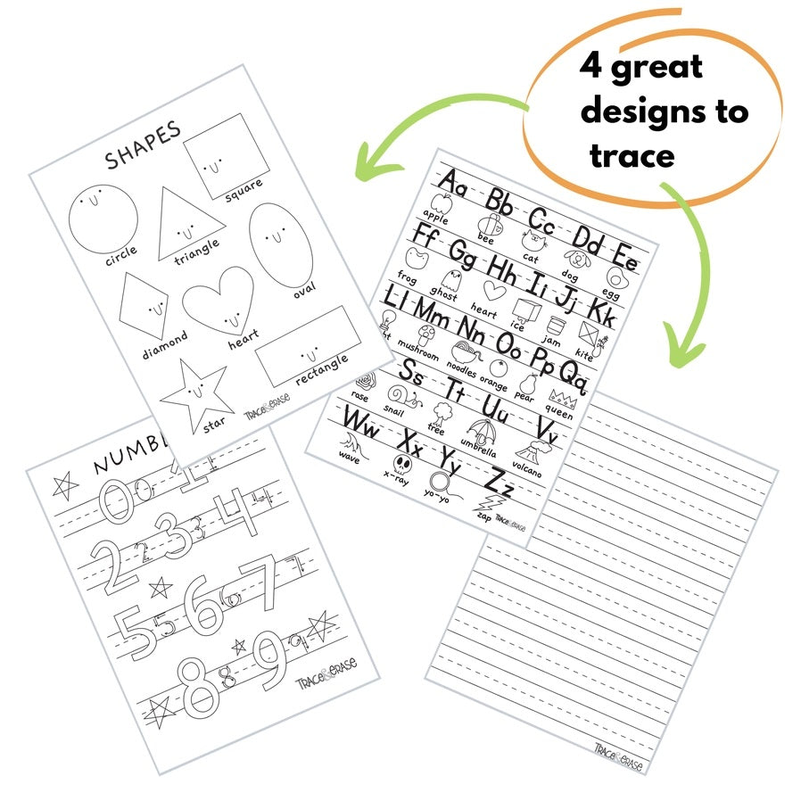 Trace Erase Smart Start Drawing, Tracing Set - Little Gift Nook