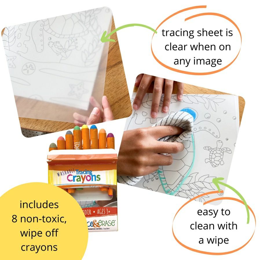 Trace Erase Smart Start Drawing, Tracing Set - Little Gift Nook