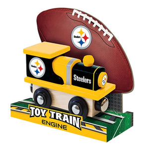 Pittsburgh Steelers NFL Wood Train Engine NEW