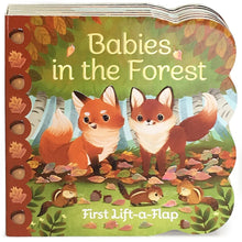 Load image into Gallery viewer, Board Book Forest Animals life the flap
