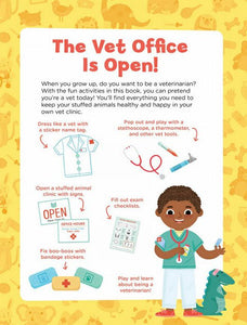 I want to be a vet activity book more inside.
