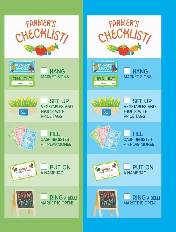 I Want to be a Farmer Activity Book inside farmers checklists.