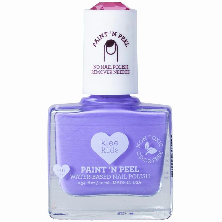 Klee Naturals Peel off Nail Polish in Hartford Purple Made in USA!