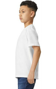 Gildan Youth Heavy Cotton White Tshirt - Little Gift Nook