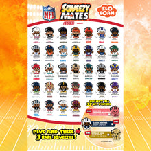 Load image into Gallery viewer, NFL 2025 Squeezy Mates Mystery Bag Slow Rise Player Keychain - Little Gift Nook