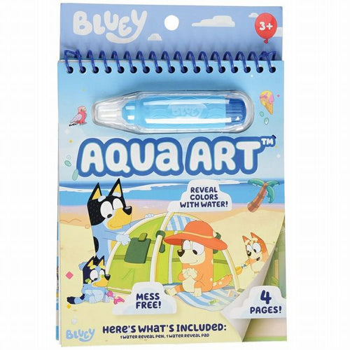 Bluey Aqua Water Art Activity Book - Little Gift Nook