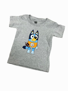 Bluey Steelers Football Tshirts ~ Choose your size NEW