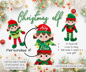 8" Elf Plush Doll