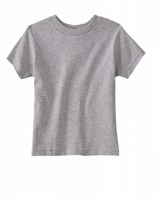 Rabbit Skins Child Size 7 Heather Gray Cotton Jersey Tshirt - Little Gift Nook