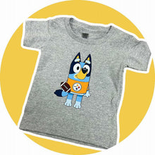 Load image into Gallery viewer, Bluey Steelers Football Tshirts ~ Choose your size NEW