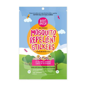 BuzzPatch - Bug, Mosquito and Insect Repellent Stickers NEW