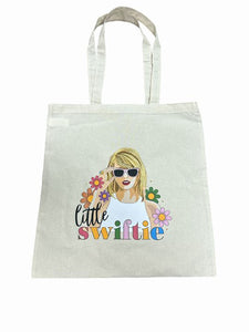 Little Swiftie Canvas Tote Bag 15" tall X 13" wide bag!