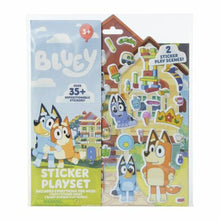 Load image into Gallery viewer, Bluey sticker playset. Reusable stickers