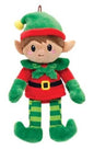 8" Elf Plush Doll. Boy elf plush doll. Hang on tree or a soft doll. Personalize with name on front.- Little Gift Nook
