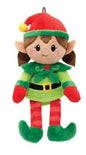 8" Elf Plush Doll. Girl elf plush doll. Hang on tree or a soft doll. Personalize with name on front.- Little Gift Nook