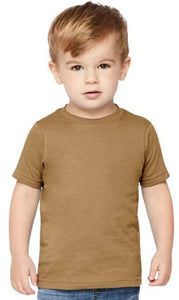 Rabbit Skins Toddler Coyote Brown Jersey Fine T-shirt - Little Gift Nook