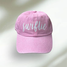 Load image into Gallery viewer, Pink Swiftie Inspired Baseball Hat ~ Big Kids / Adult size