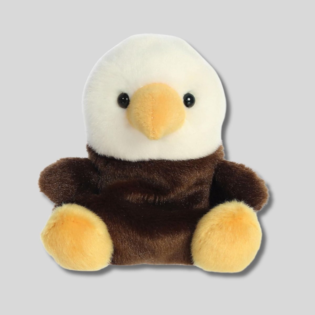 Aurora Adorable Palm Pals Murphy Bald Eagle Stuffed Animal - Pocket-Sized Play Plush - Little Gift Nook