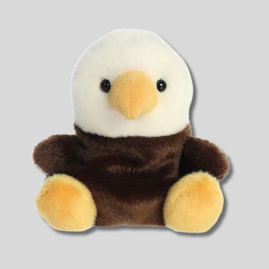 Aurora Adorable Palm Pals Murphy Bald Eagle Stuffed Animal - Pocket-Sized Play Plush - Little Gift Nook