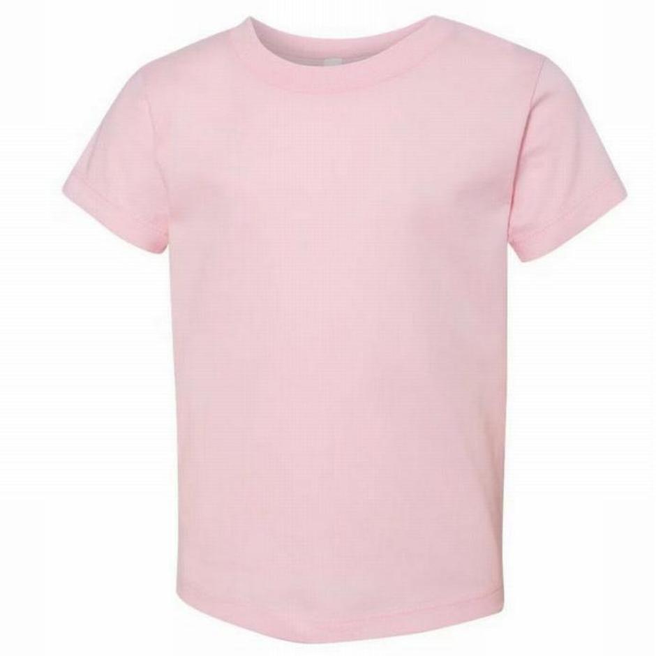 Bella & Canvas Light Pink Youth Jersey T-shirt - Little Gift Nook