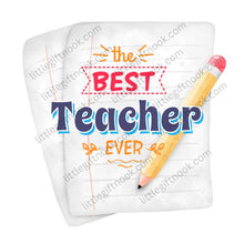 Load image into Gallery viewer, Best Teacher Sticker 3&quot; - Little Gift Nook