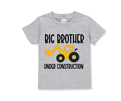 Big Brother Under Construction Tshirt - Little Gift Nook