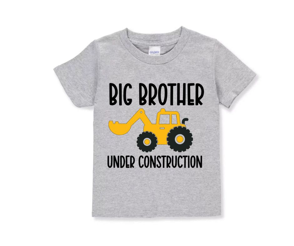 Big Brother Under Construction Tshirt - Little Gift Nook